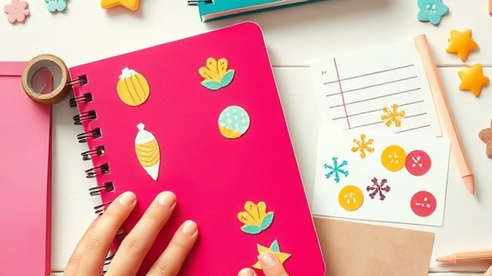 5 Simple Craft Ideas to Decorate Your Child’s New School Notebooks